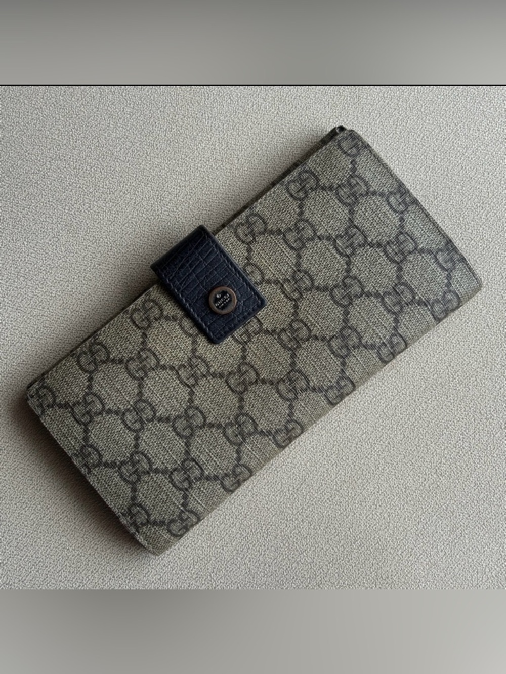 GUCCI GG Monogram Brown long Wallet